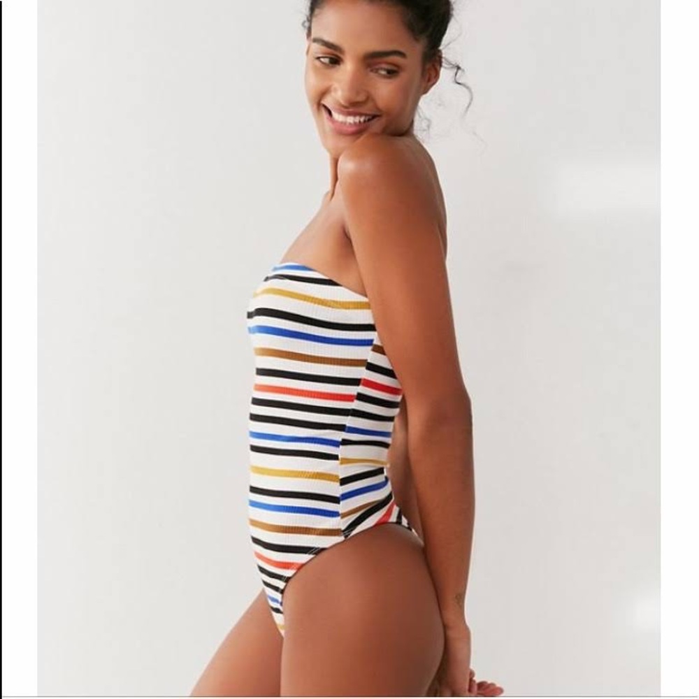 Urban Outfitters Out From Under Striped Bodysuit